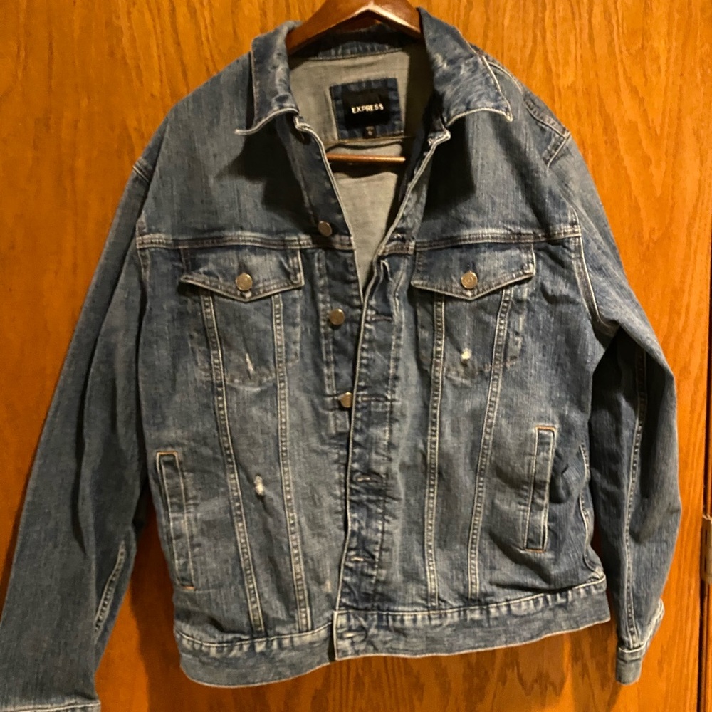 Denim distressed jacket - Express size XL
